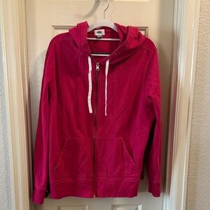 Old Navy, Hot Pink, Zip-Up Hoodie